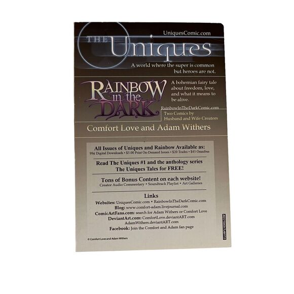 The Uniques Season 1 Omnibus Signed Numbered Webcomic Graphic Novel Comfort Love - Picture 5 of 13